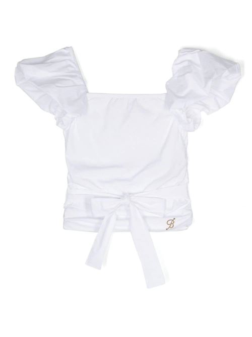 Top bambina con ruches Miss Blumarine | IA4136J500310602